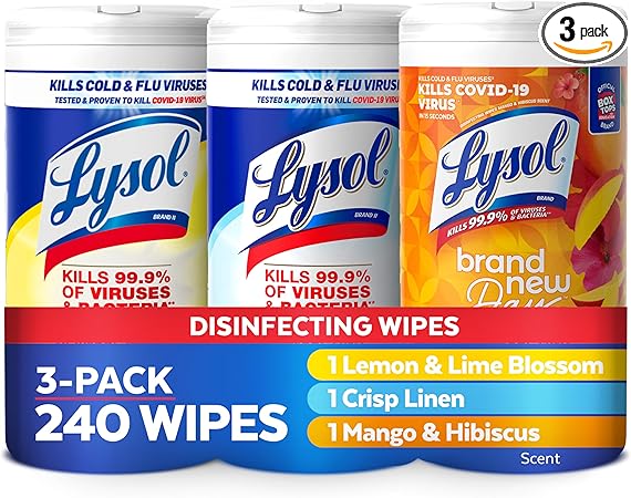 Lysol Paquete de toallitas desinfectantes